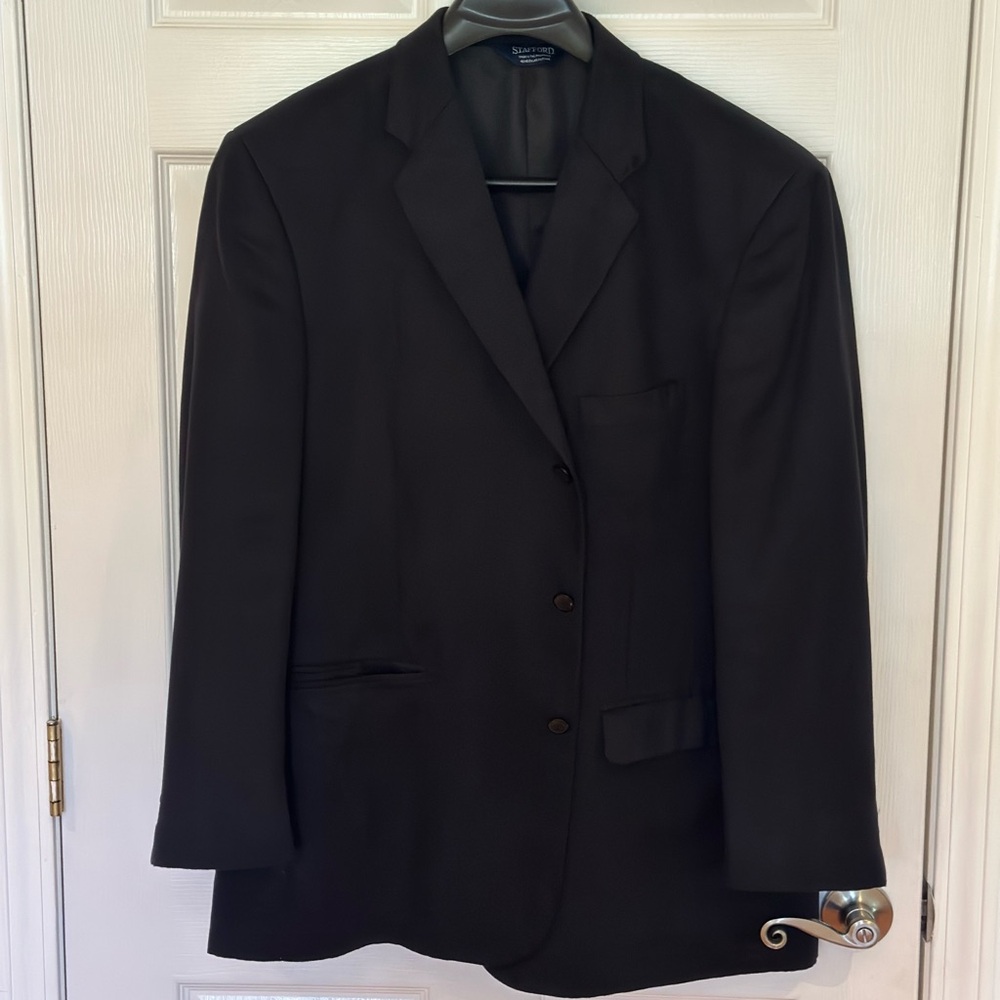 Men’s Black Stafford Jacket Size 46 R